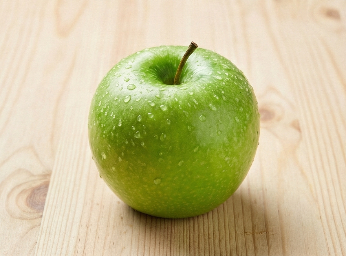 Knackiger grüner Apfel